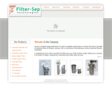 Tablet Screenshot of filterseptech.com